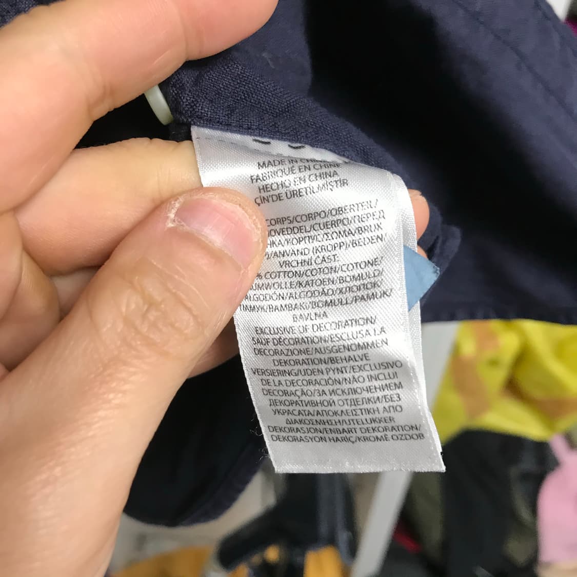 폴로 랄프로렌 네이비 단색셔츠 상품이미지4