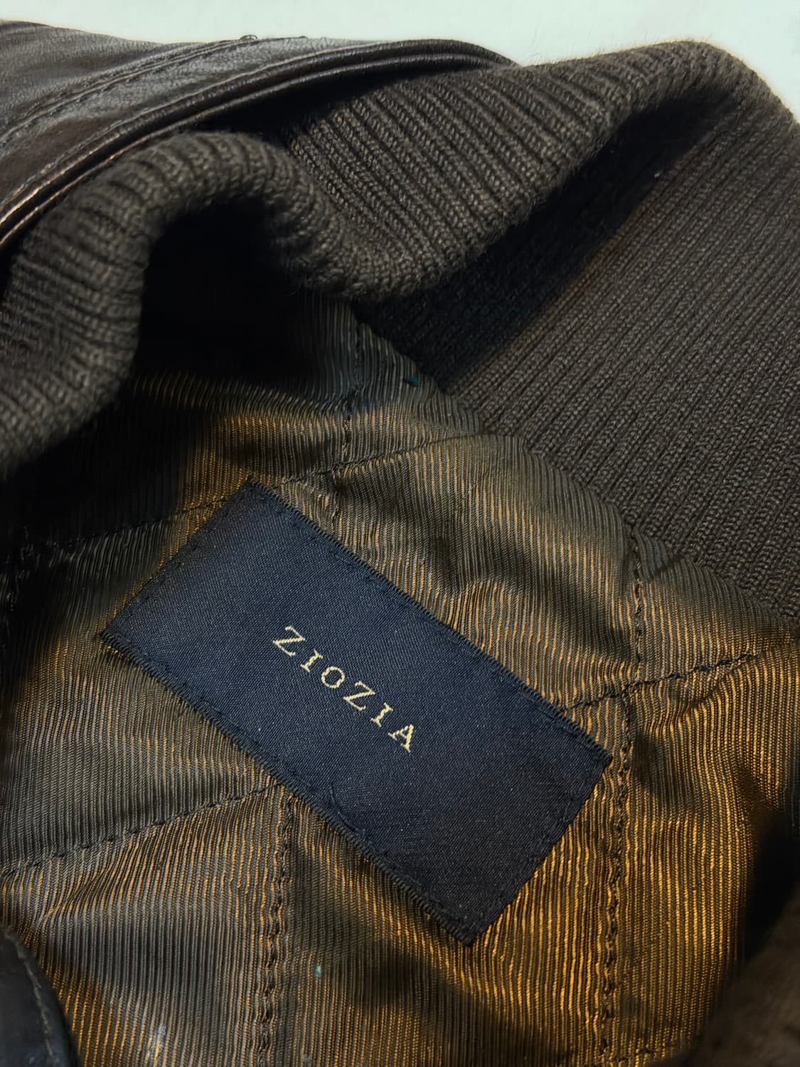 빈티지 돌체앤가바나맛 멀티포켓 가죽자켓 브라운 상품이미지4