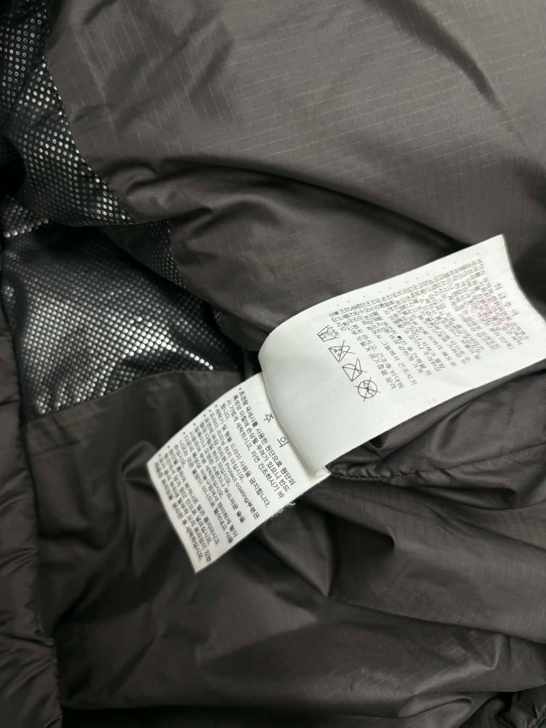 [L] 컬럼비아 모카 브라운 덕다운 자켓 상품이미지5