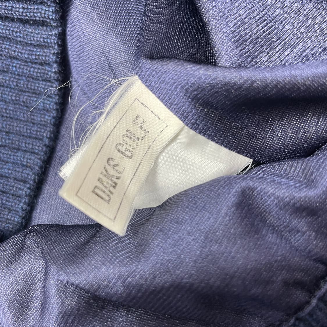 닥스 남성 니트 블루종 집업 점퍼 자켓 110 상품이미지5