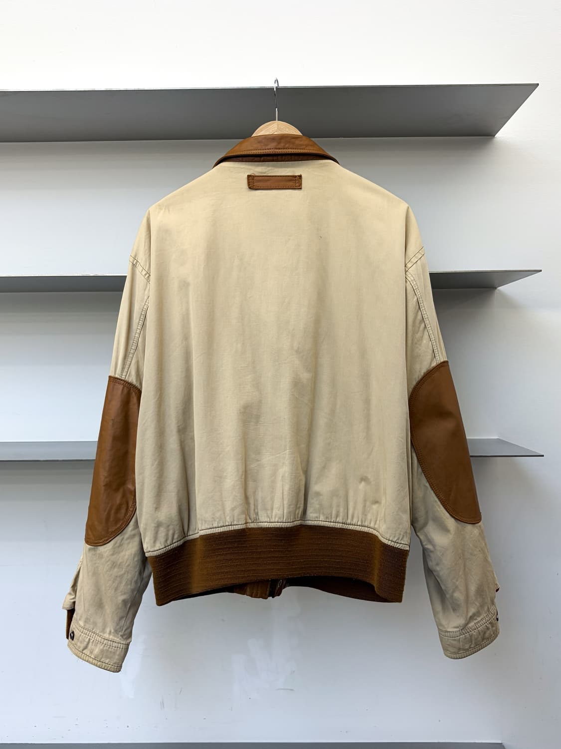 이글 패스 90s 레더 코튼 봄버 자켓 상품이미지3