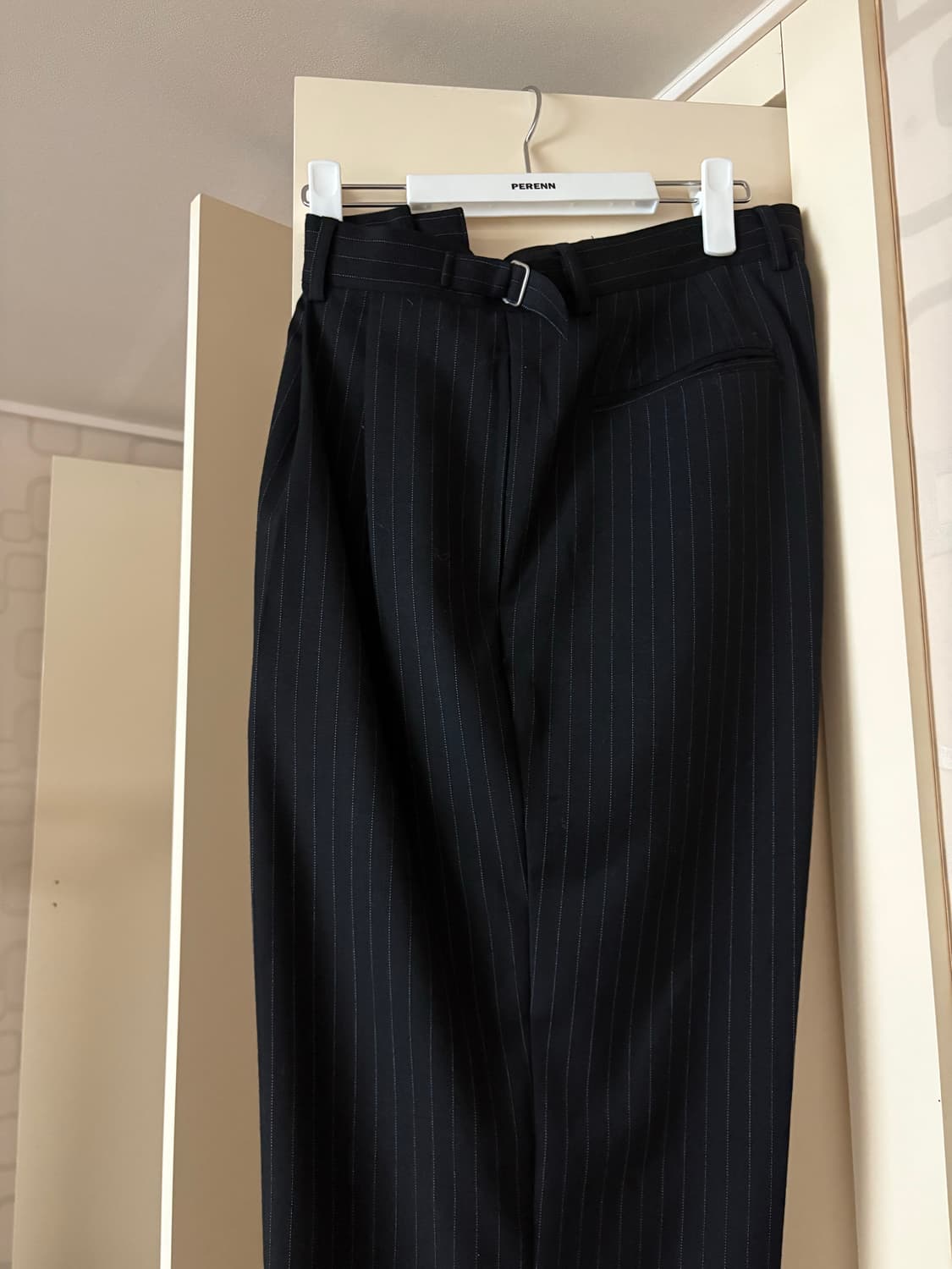 [3] 퍼렌 울 스트라이프 슬랙스 트라우저 팬츠 상품이미지2