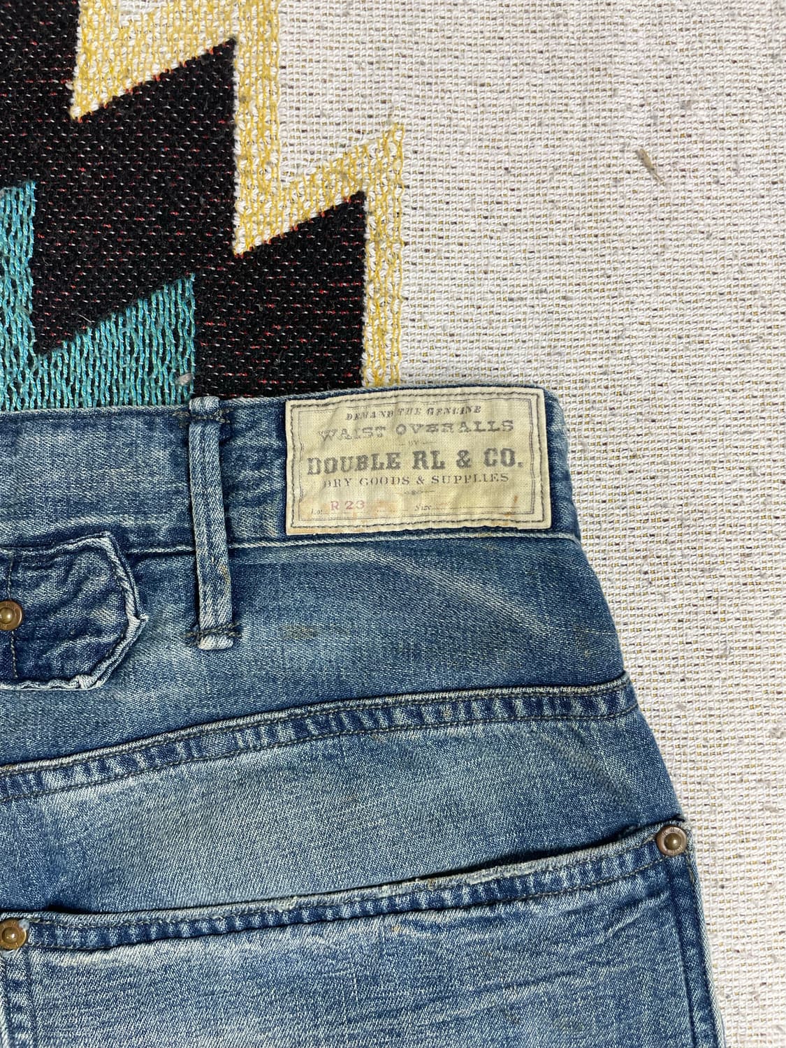 RRL 디스트레스드 카펜터 팬츠(33x30) 상품이미지4