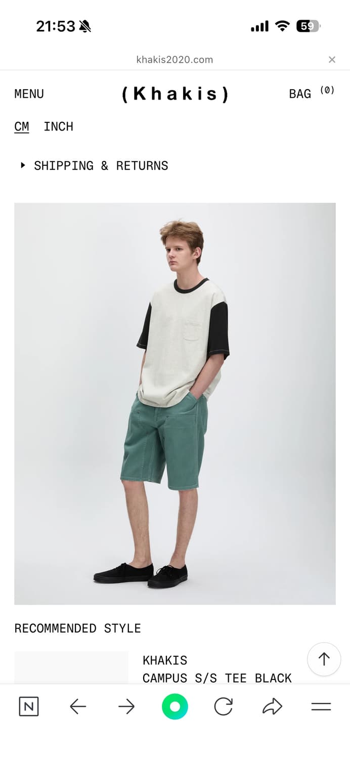 카키스 campus tee  상품이미지2