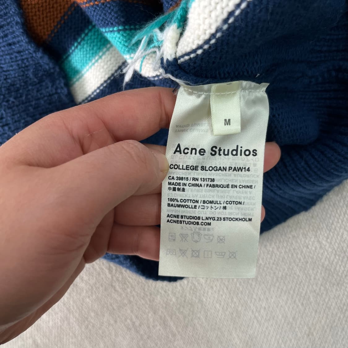 100 아크네 스튜디오 니마 페이스로고 스프라이트 니트 상품이미지4