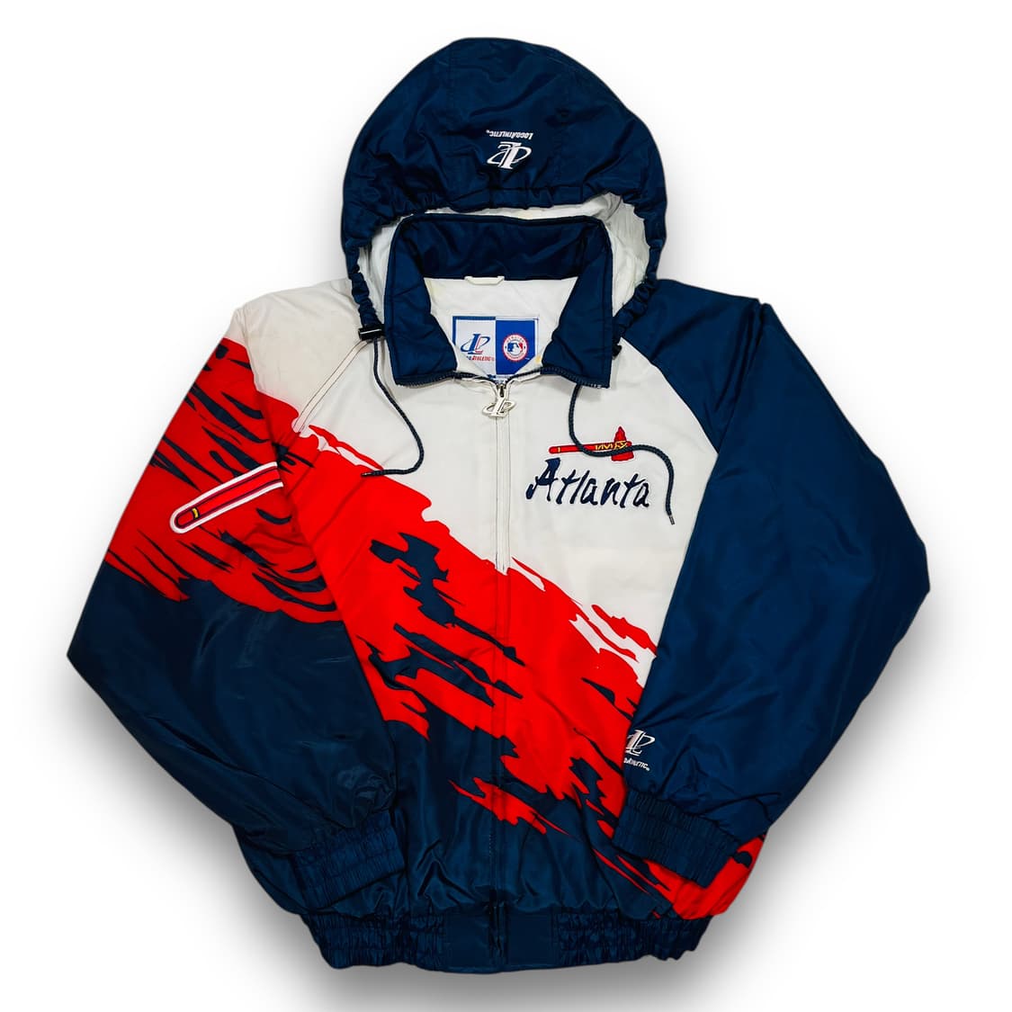 Logo Athletic MLB 애틀랜타 브레이브스 누빔 후디 점퍼 상품이미지1