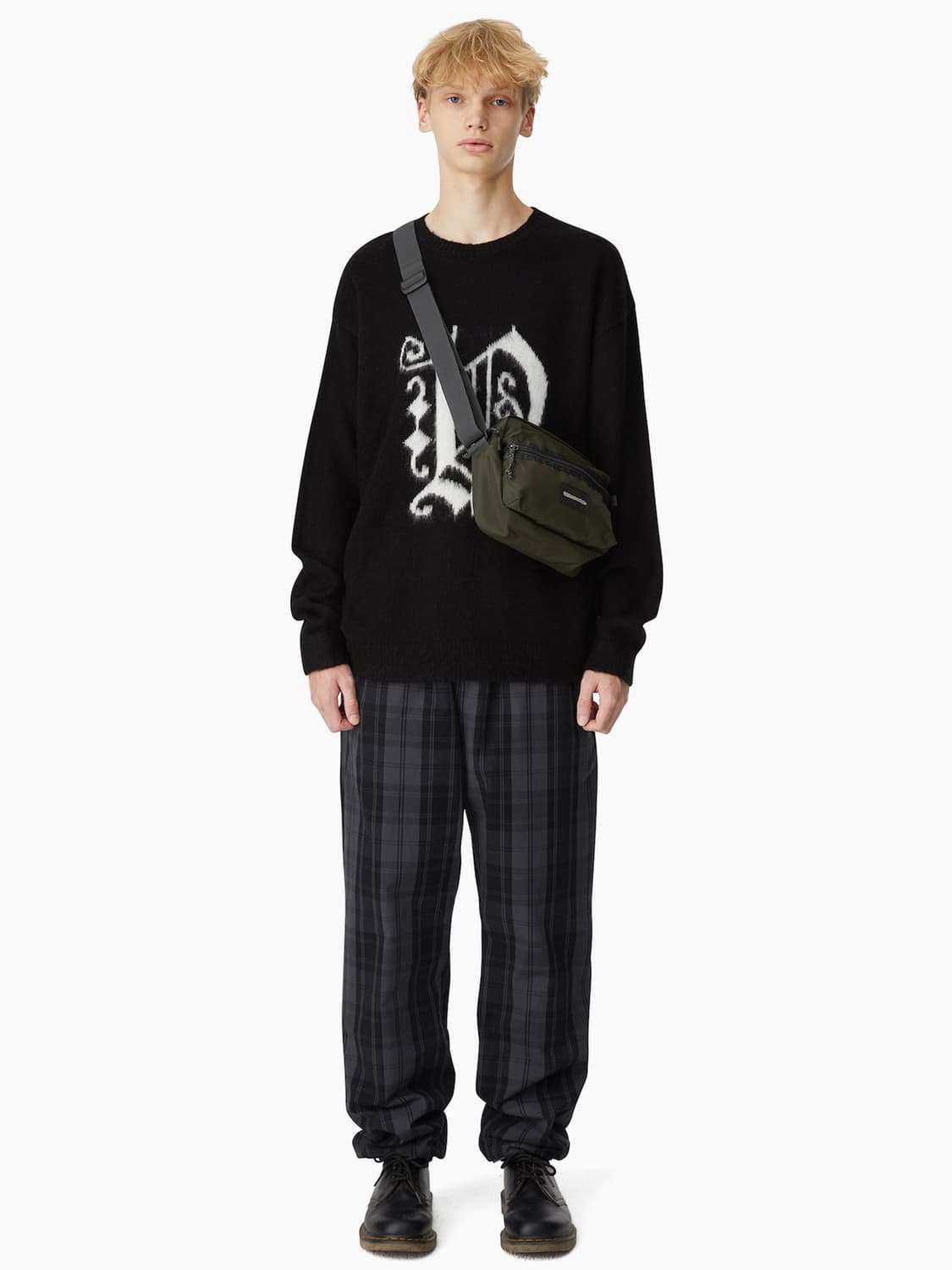 디스이즈네버댓 코듀라 나일론 크로스백 가방 올리브 그린 상품이미지4