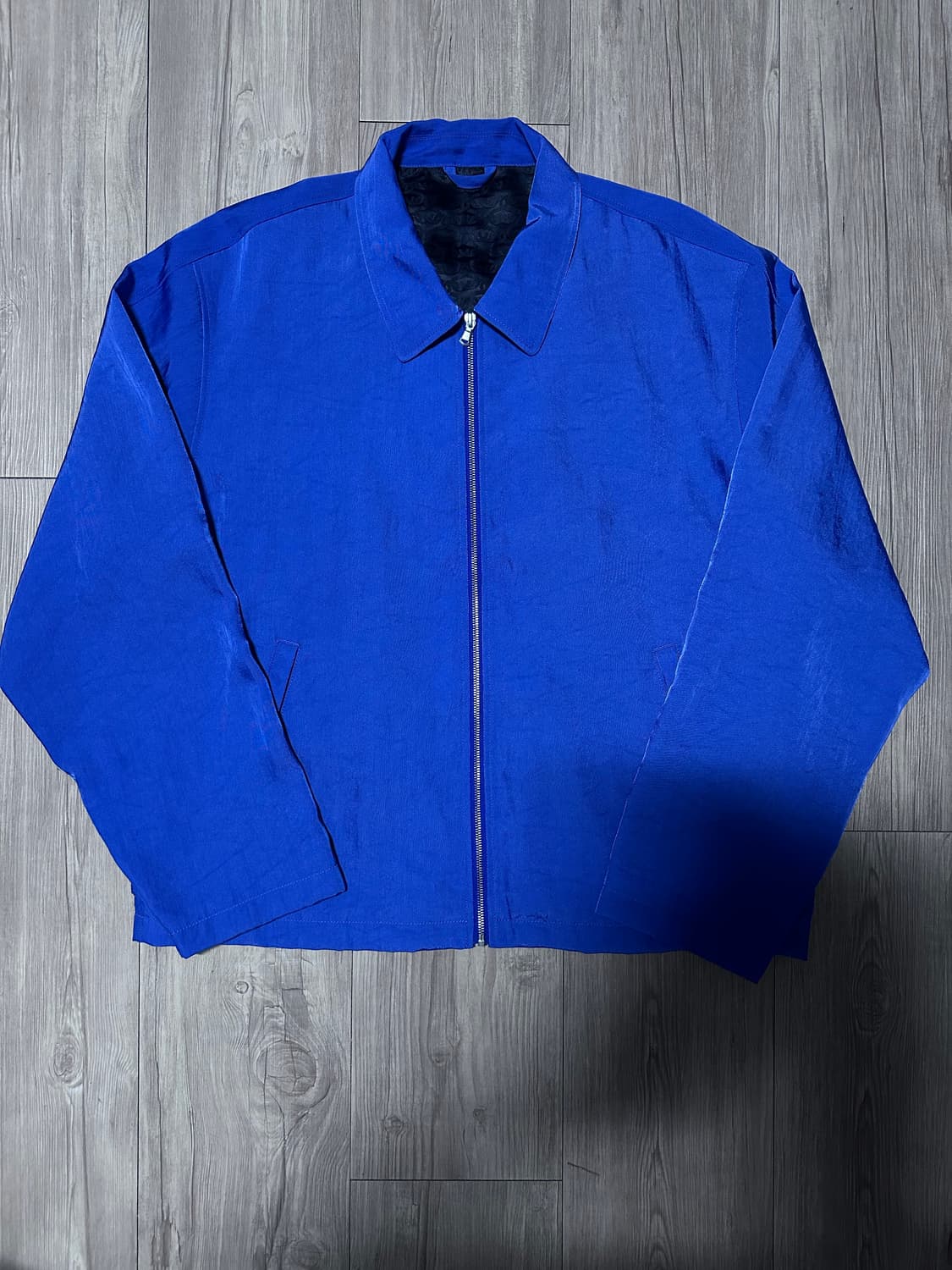 스투시 SS 링크 나일론 클럽 자켓 로얄 XXL 상품이미지1