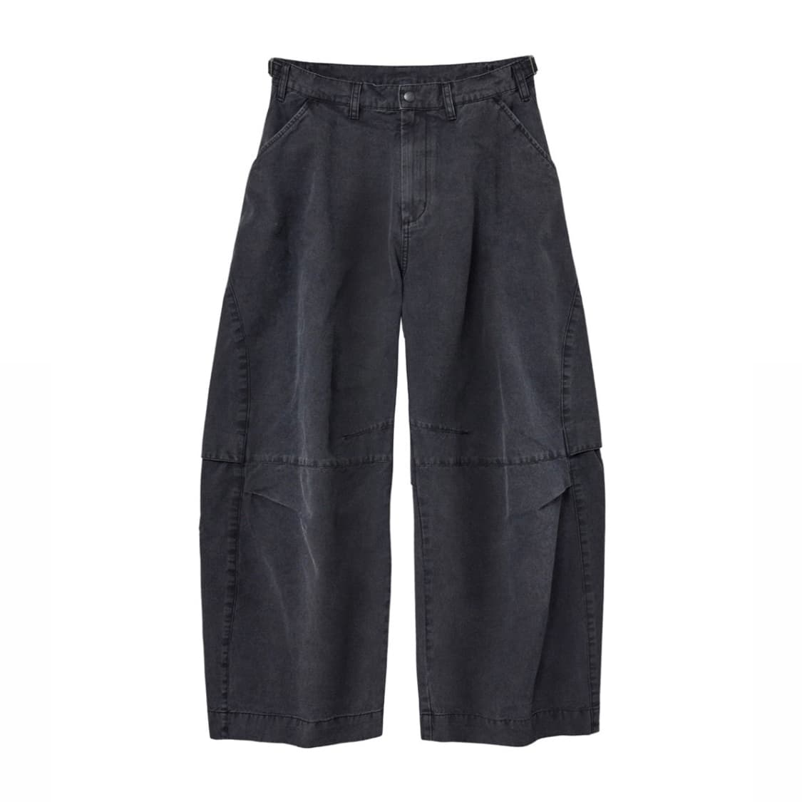 해칭룸 와이드 벤티드 팬츠 차콜 상품이미지1