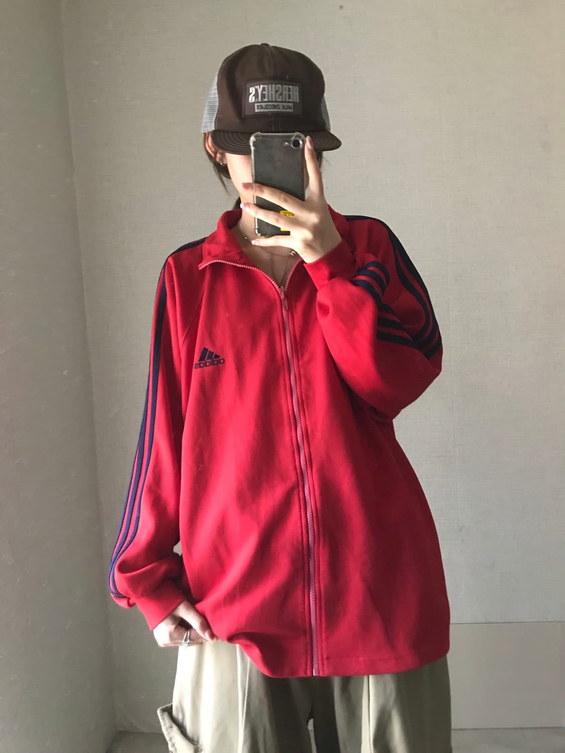 아디다스 90s 레드 네이비 져지 상품이미지3