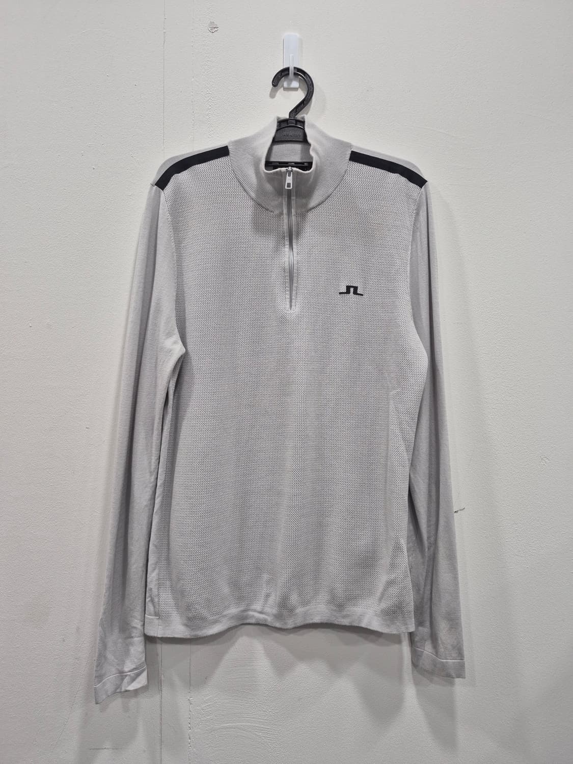 J.Lindeberg 긴팔 하프넥 풀오버 미드 레이어 골프 티셔츠 상품이미지1