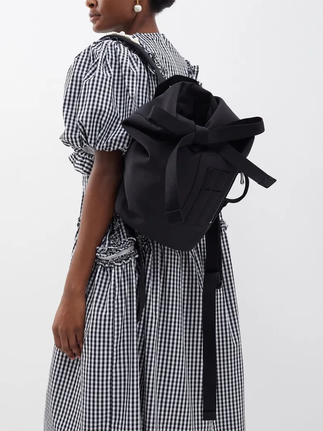 Simone Rocha 리본타이 진주 백팩 상품이미지1