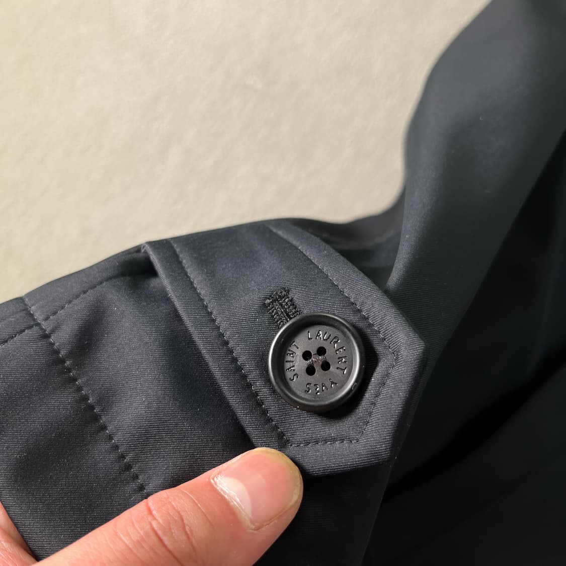 105 입생로랑 90s 폴리 하프코트 상품이미지4