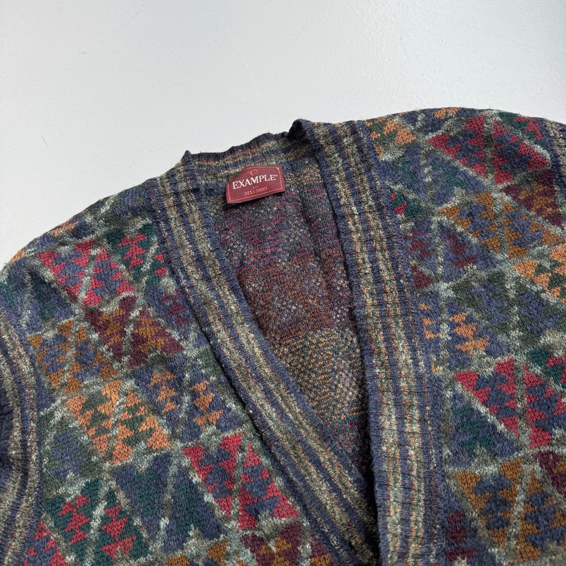 미쏘니 패턴 니트 베스트 조끼 상품이미지3