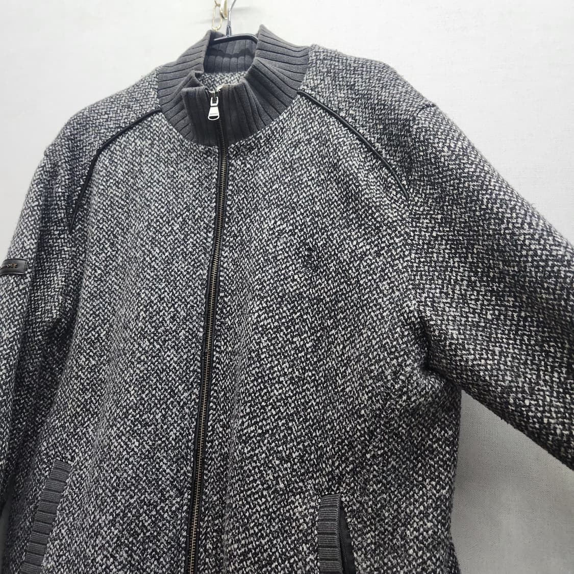 빈폴 헤링본 로고 와펜 안감양털 자켓 115(XL) 상품이미지2