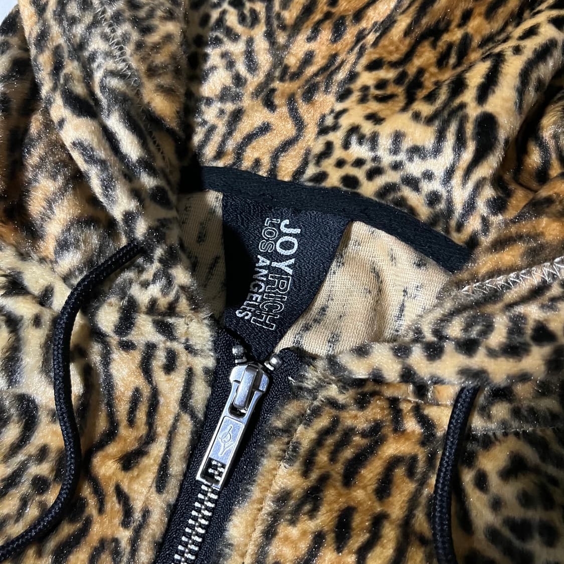 Joyrich . 조이리치 투웨이 레오파드 후드집업 상품이미지5