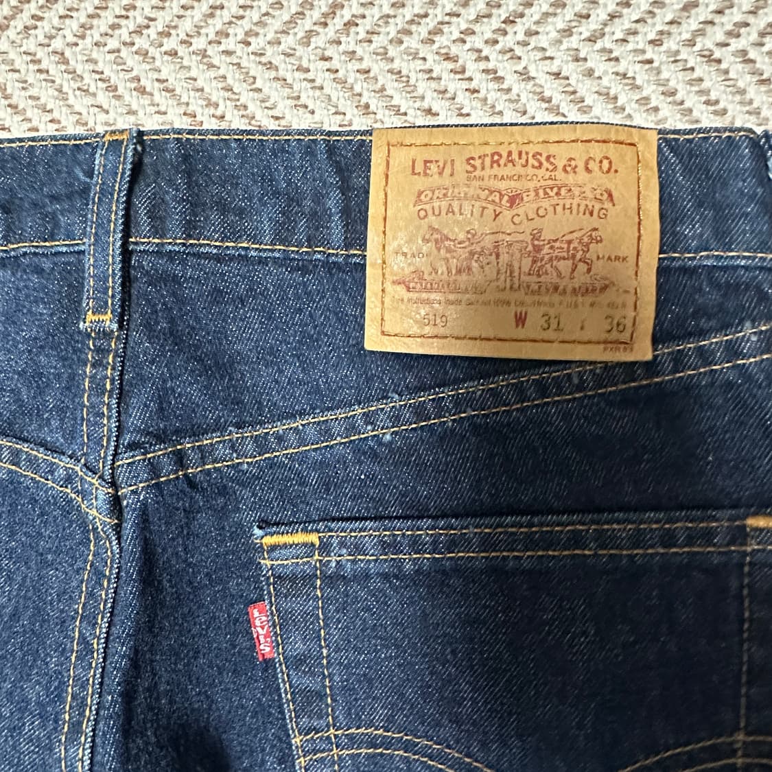 LEVI'S 519 90's usa made denim pants 상품이미지3