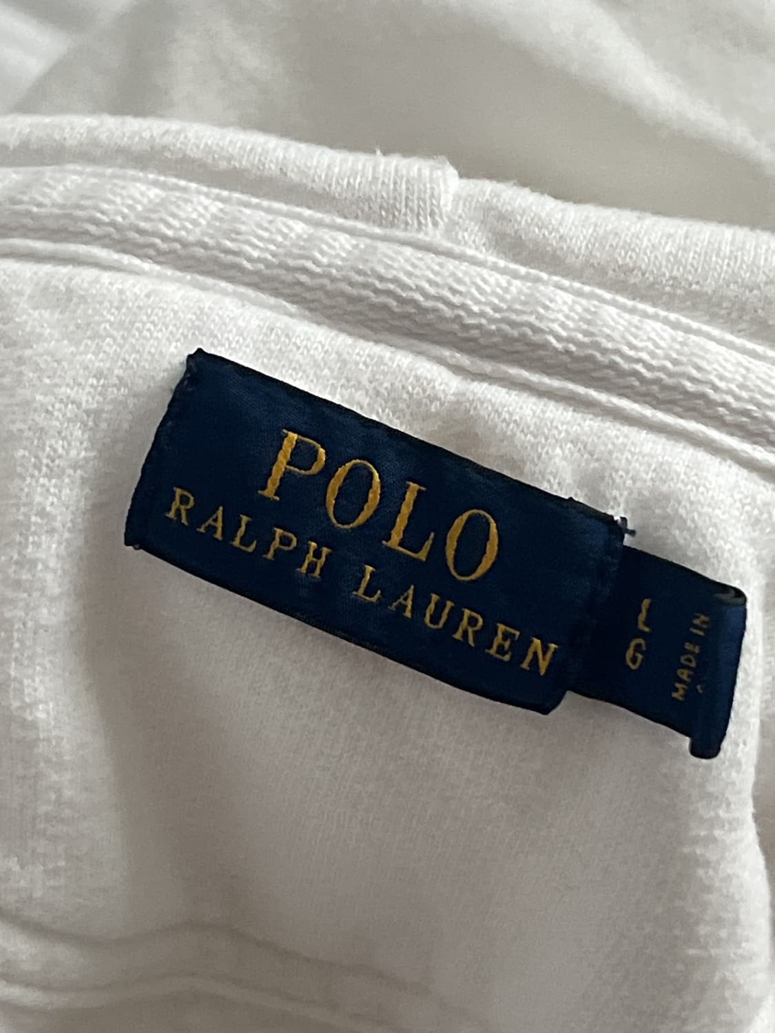 폴로 빅포니 성조기 후드집업 화이트 L 상품이미지3