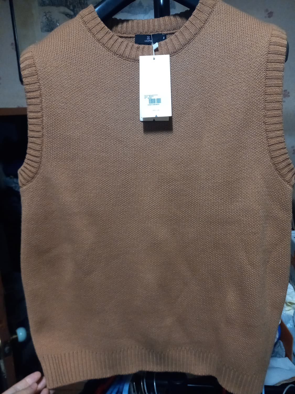 [바스틱](새제품)자카드 니트베스트 M사이즈 상품이미지9