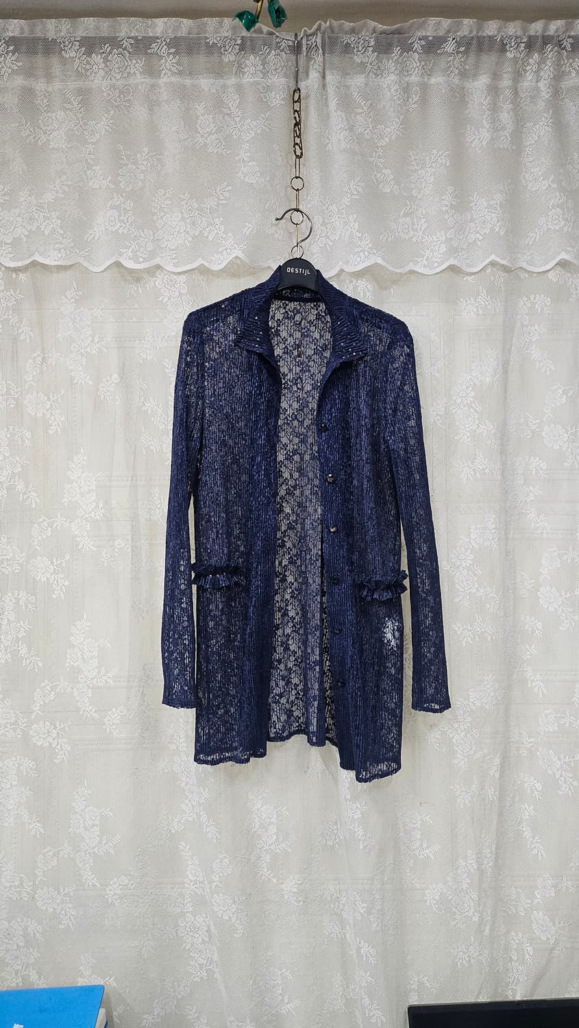 최복호 레이스 주름 가디건  상품이미지1