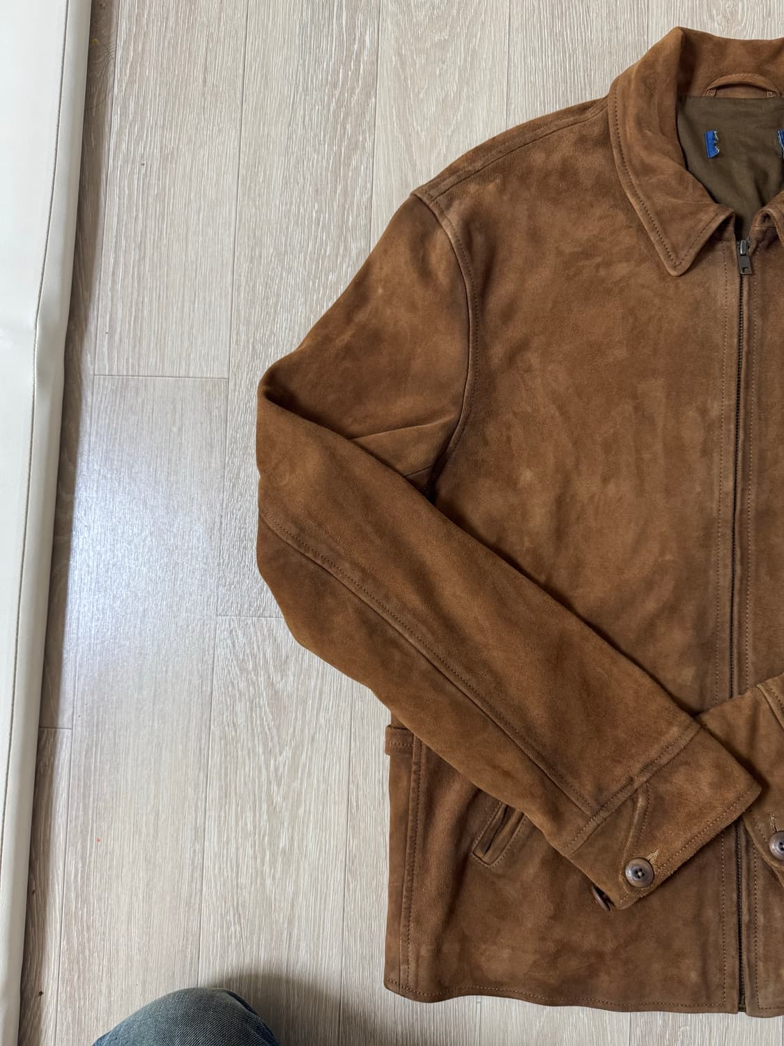 폴로 랄프로렌 러프아웃 뉴스보이 고트 레더 가죽 자켓 / RRL맛 상품이미지3