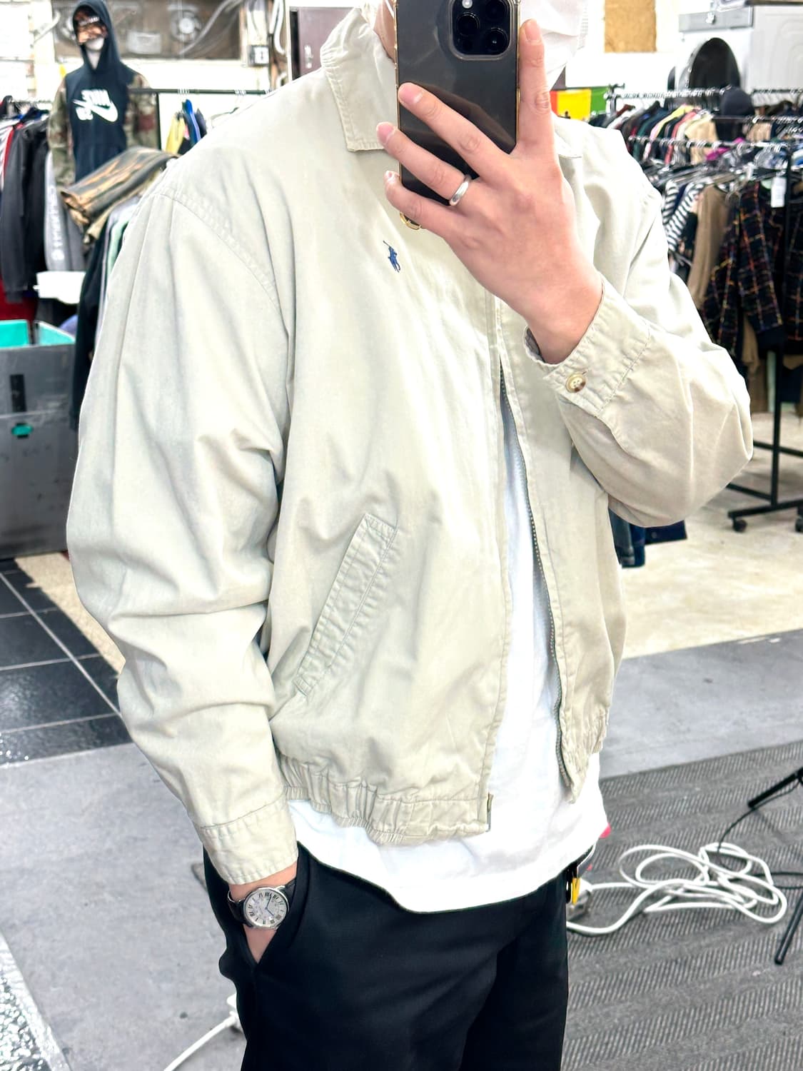  폴로 블루종 치노자켓 베이지 M 상품이미지7