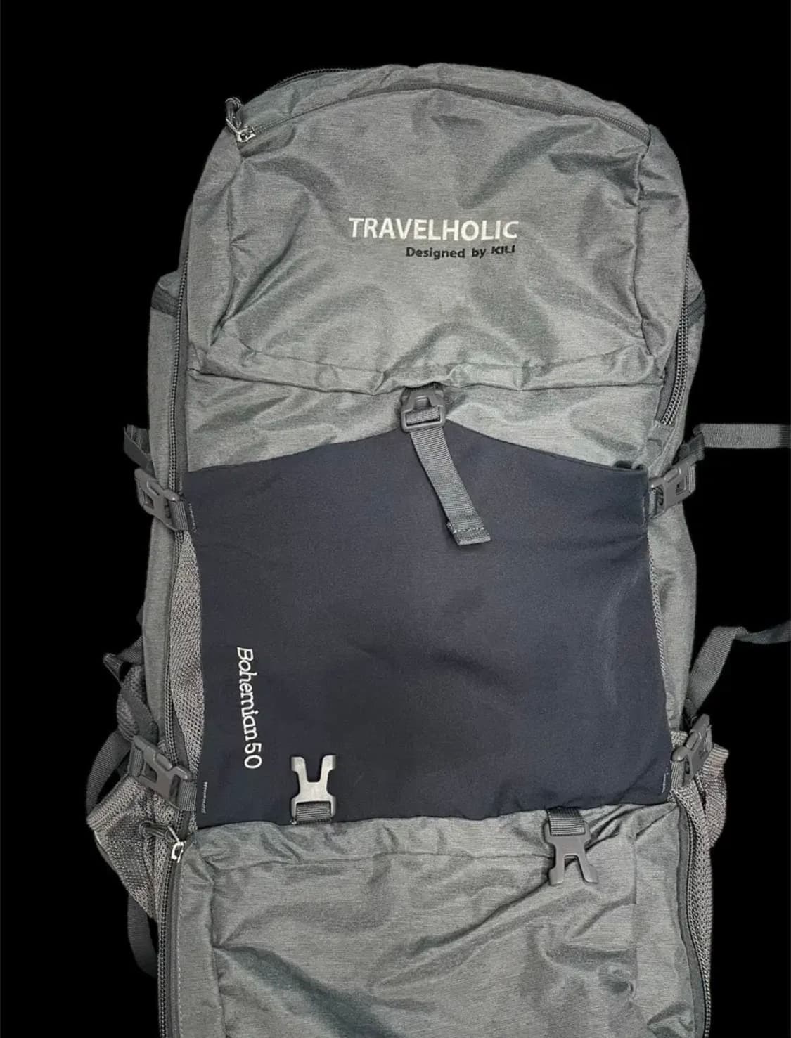 킬리 보헤미안 백팩 50L 그레이 컬러 상품이미지1