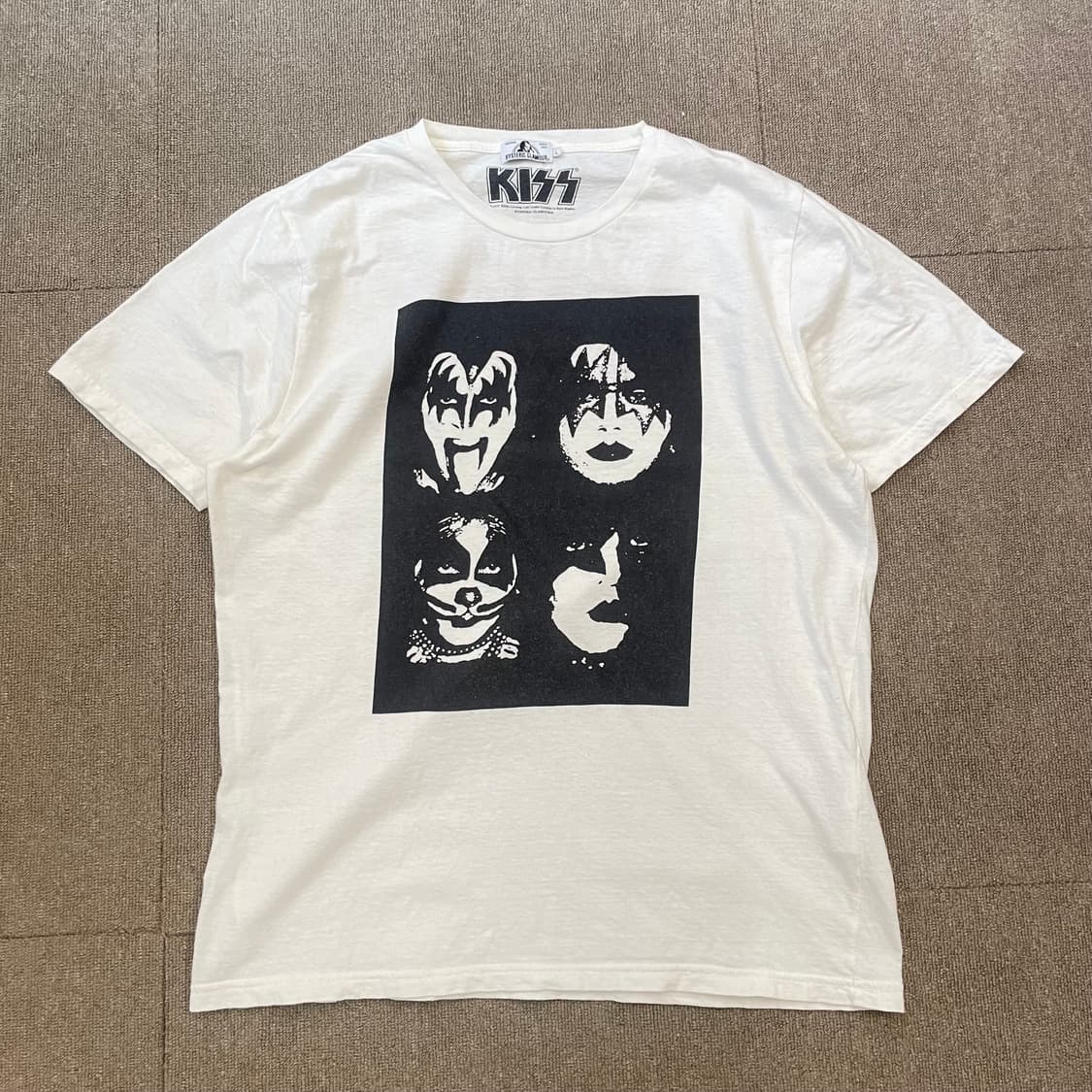 HYSTERIC GLAMOUR x kiss 히스테릭글래머 키스 밴드티  상품이미지1