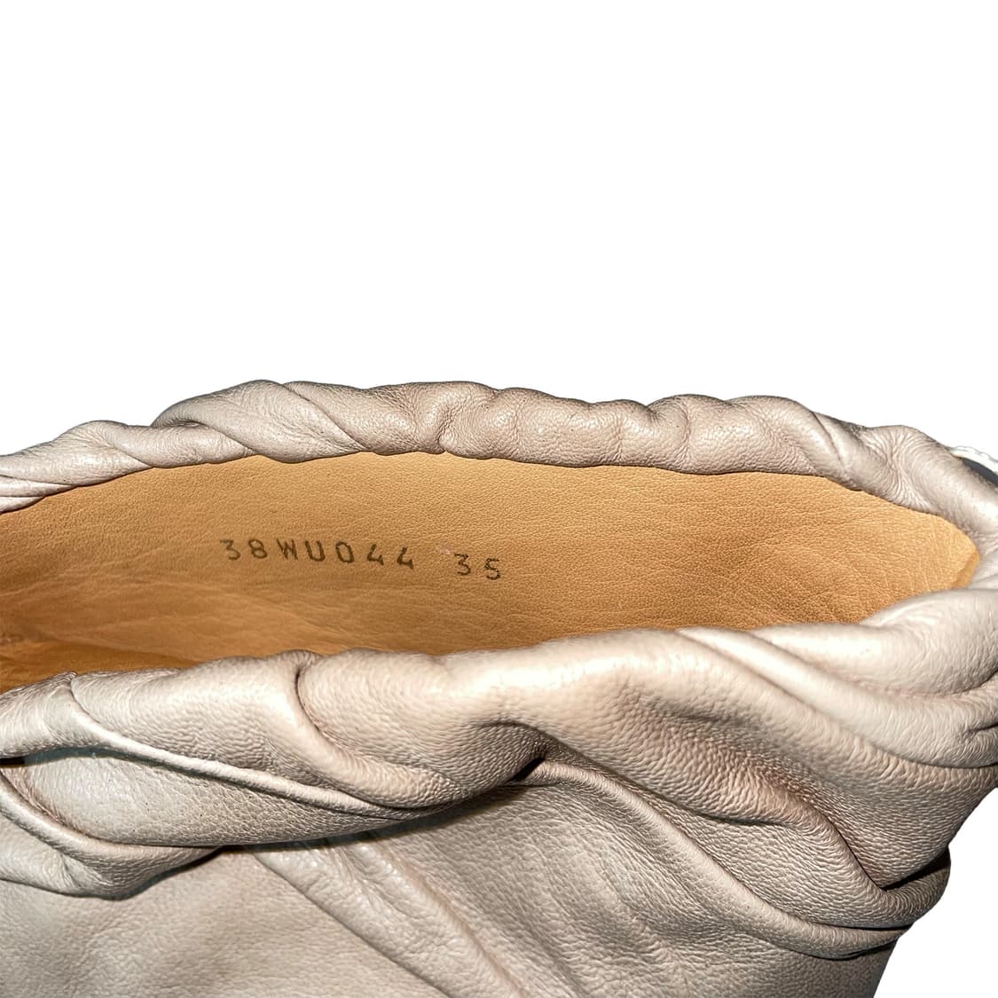 Margiela Shirring Leather Boots 상품이미지4