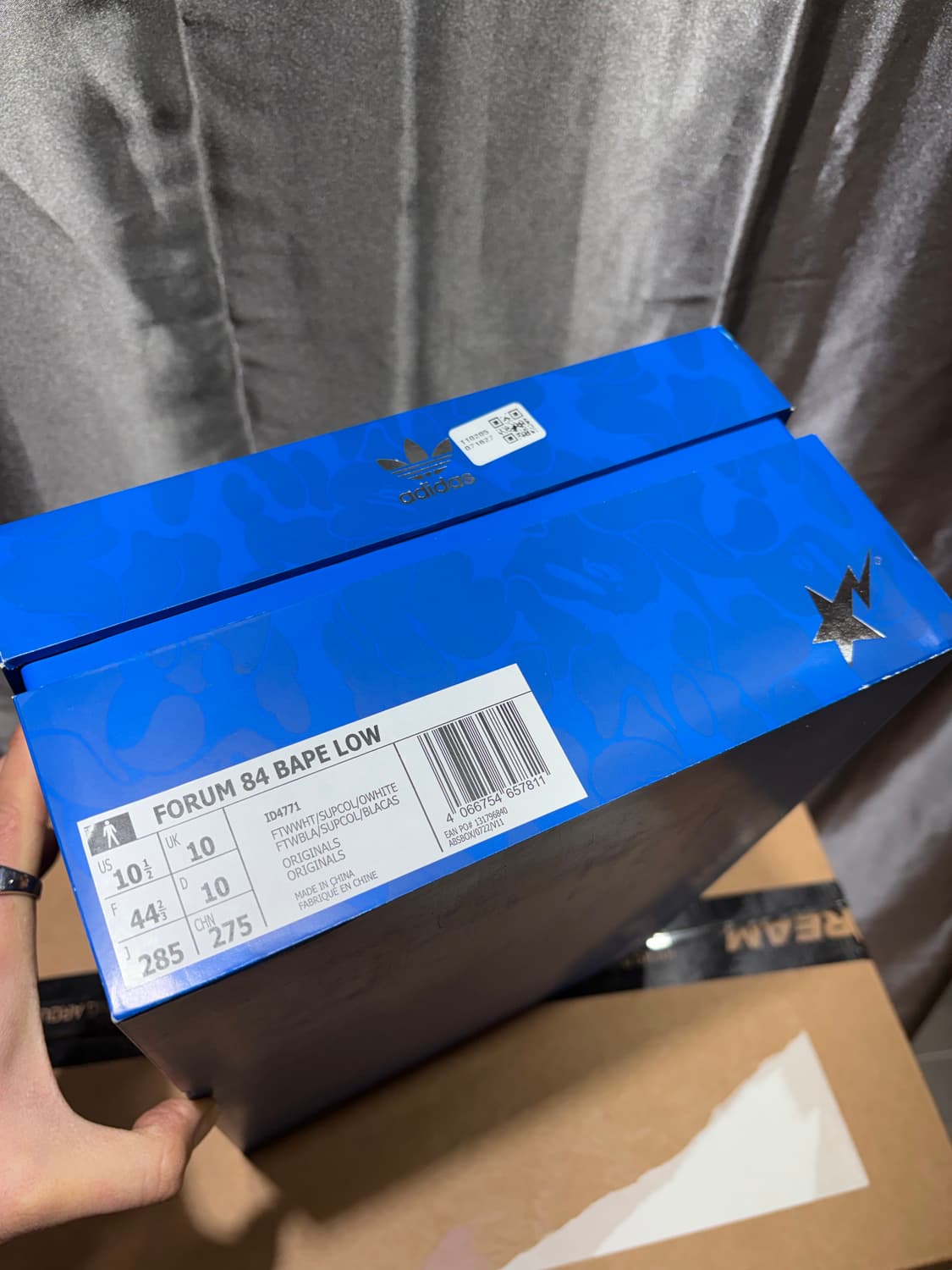 (새상품) 285 아디다스 x 베이프 포럼 84 로우 그린 카모 상품이미지4
