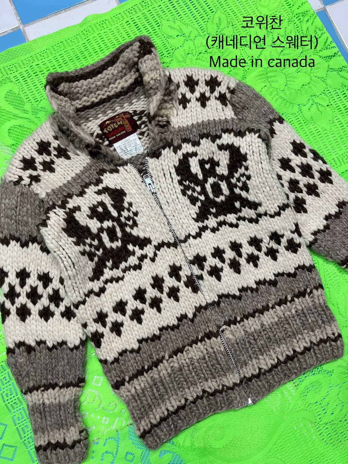 코위찬 (캐네디언스웨터) made in Canada 상품이미지1