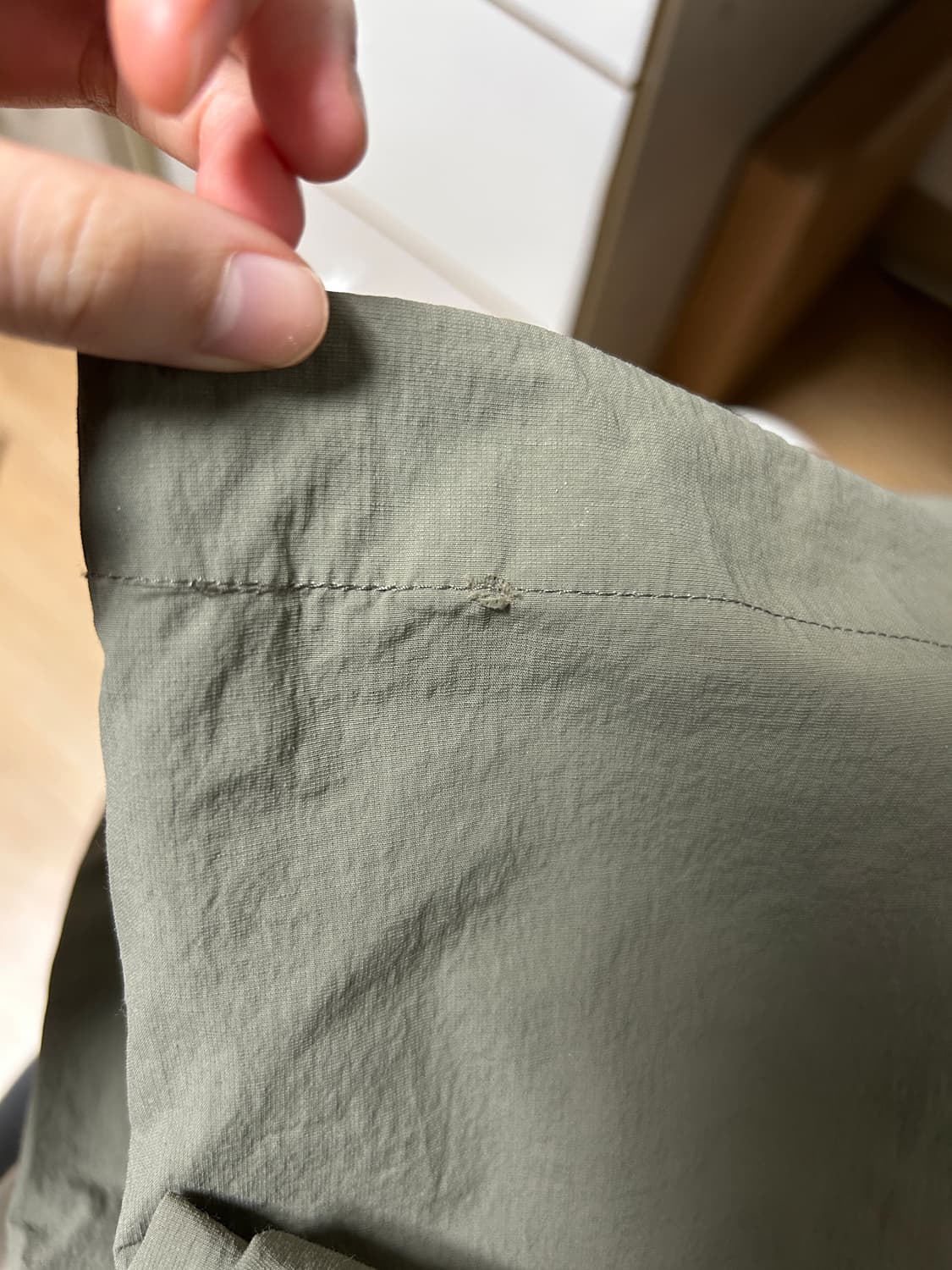 999휴머니티 나일론 파라 이지 팬츠 카키 상품이미지3