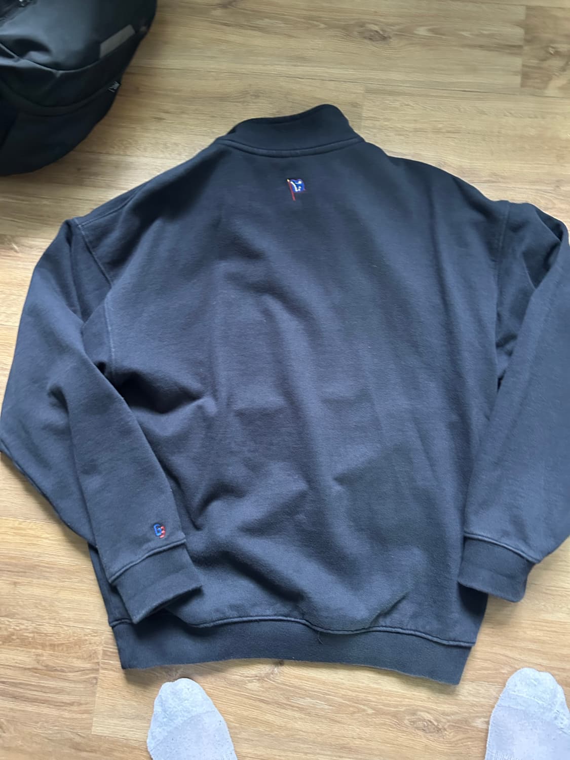 게인스보로 반집업 맨투맨 네이비 상품이미지3