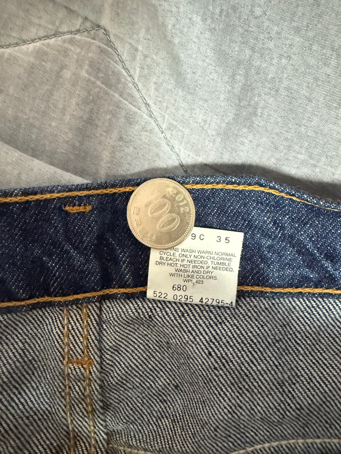 90's 리바이스 517 34/34 오렌지탭 데드스탁 상품이미지4