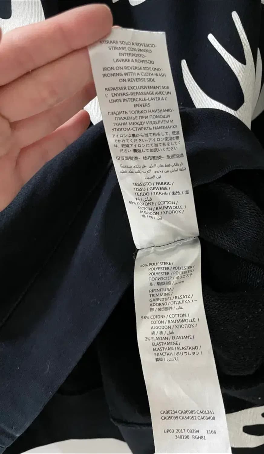 알랙산더 맥퀸 스왈로우 스웻 셔츠 L 상품이미지5