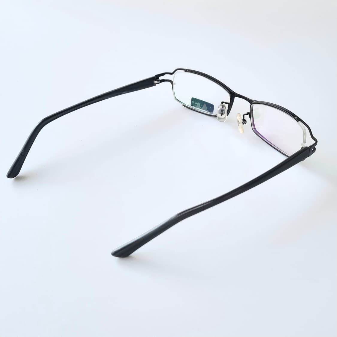 데드스탁 긱시크 옆으로 반무테 사각 안경테 1330 상품이미지4