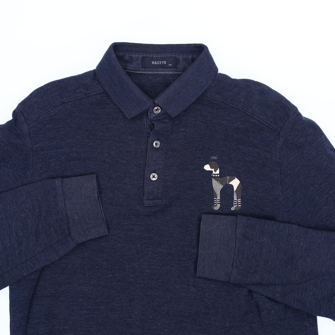 [100] 헤지스 남성 긴팔 카라 티셔츠 N6954 상품이미지3