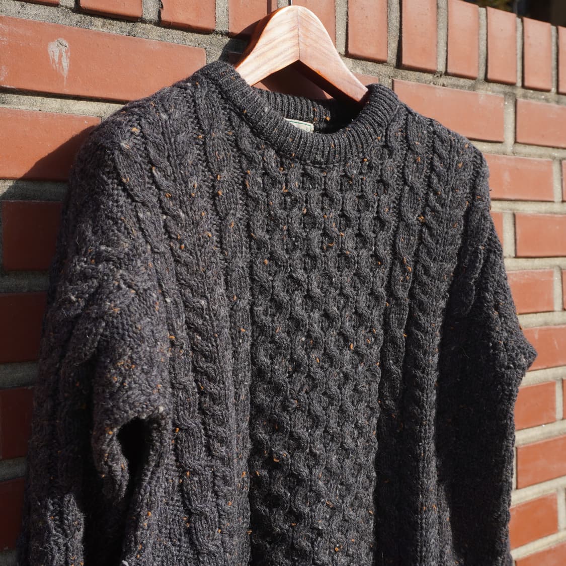 LLBean 엘엘빈 아일랜드 아란 패턴 피셔맨 스웨터 상품이미지1