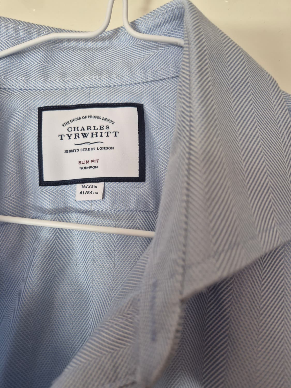 찰스띠릿 헤링본 셔츠  L 상품이미지4