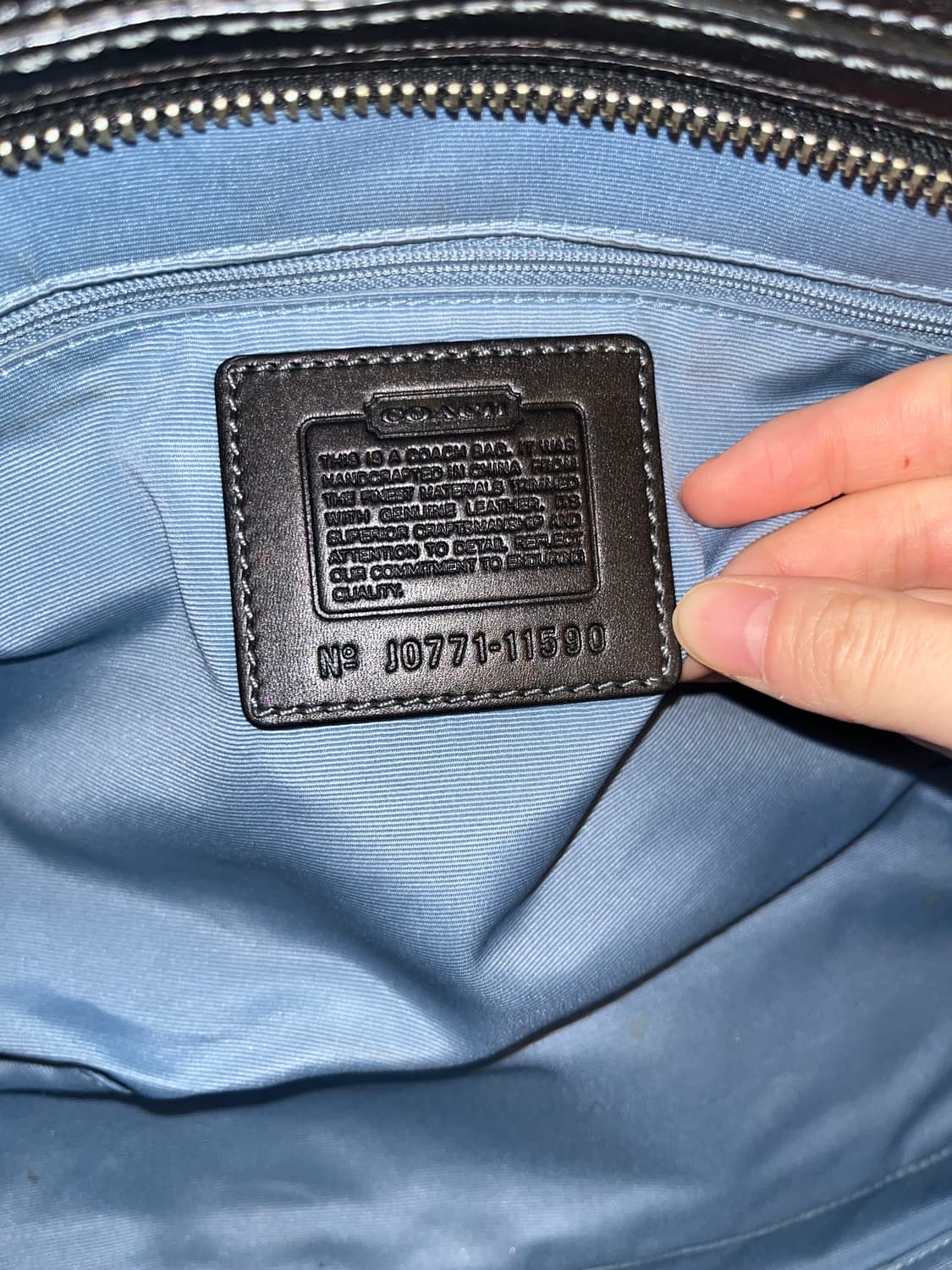 🎉BLACK FRIDAY🎉 Coach all black bag 상품이미지7