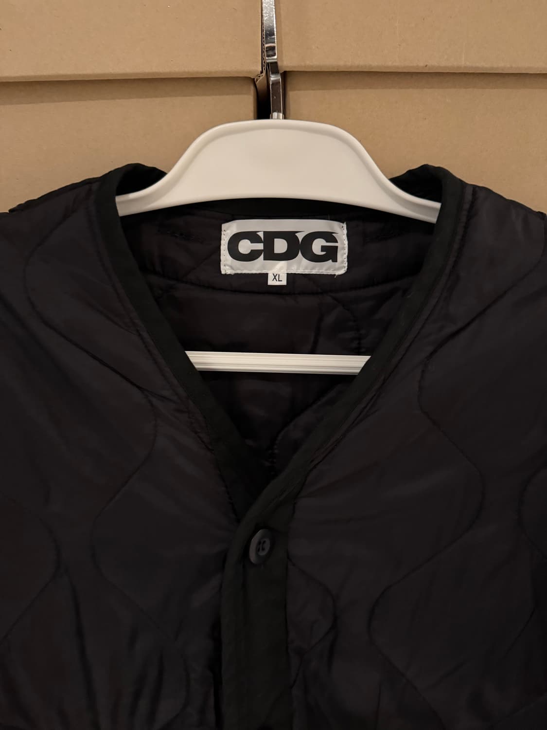 [정품-XL] 꼼데가르송 CDG x 알파 인더스트리 라이너 자켓 블랙 상품이미지3