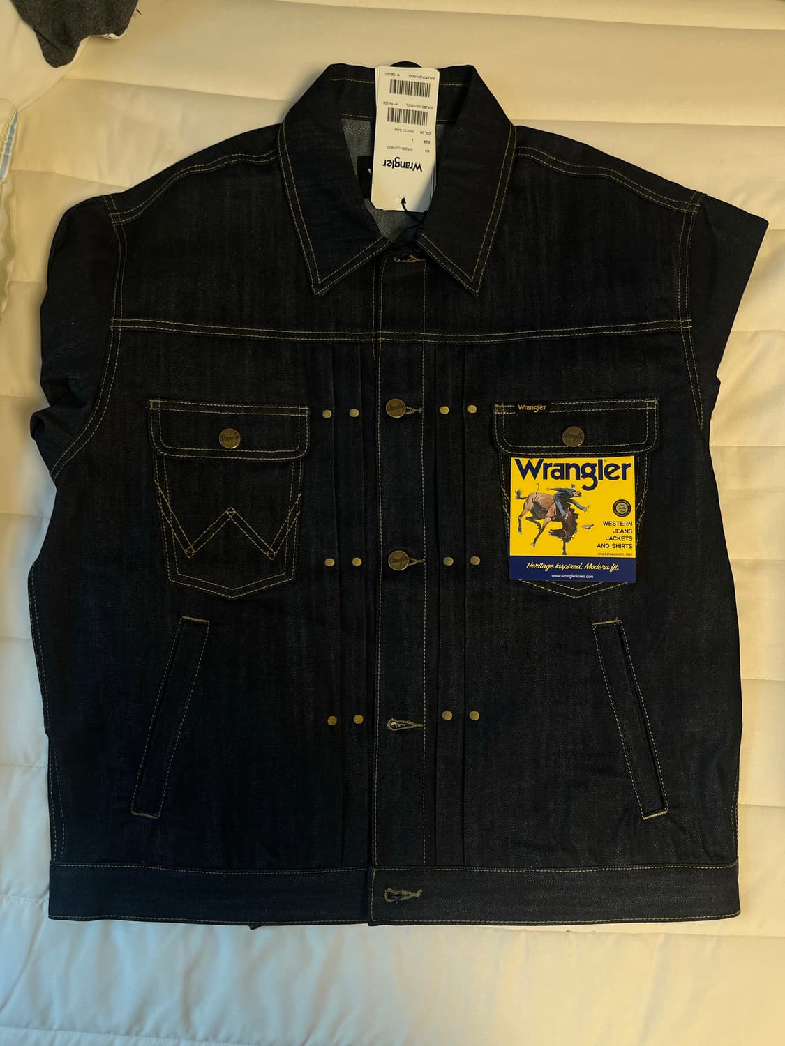 랭글러 데님 셋업 새상품 L 상품이미지1