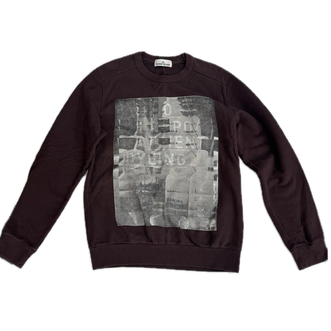 스톤아일랜드 빈티지 프린팅 라운드 쭈리 맨투맨 베이직 보헤미안 상품이미지2