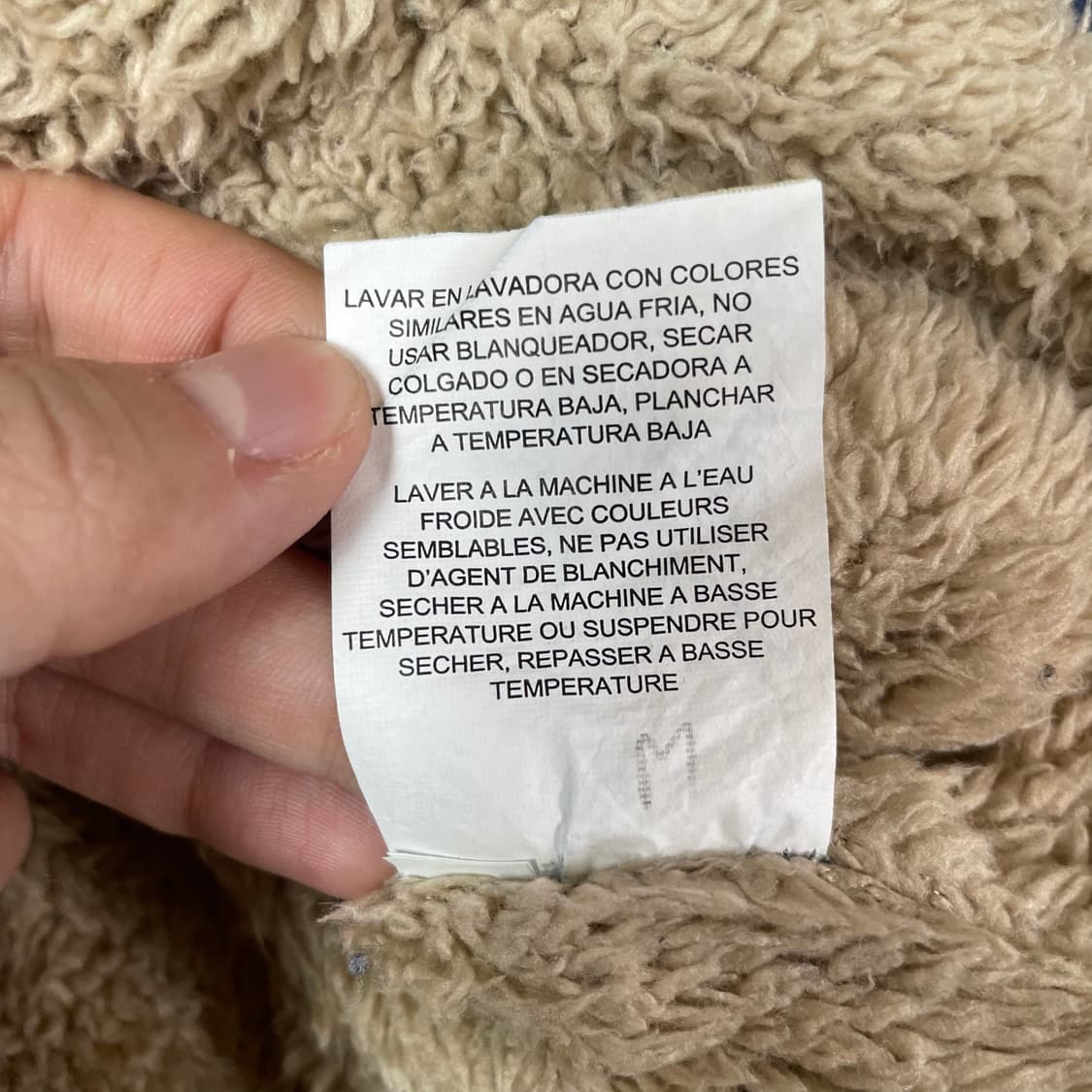 Wrangler 랭글러 플란넬 데님 양털 자켓 L 상품이미지6