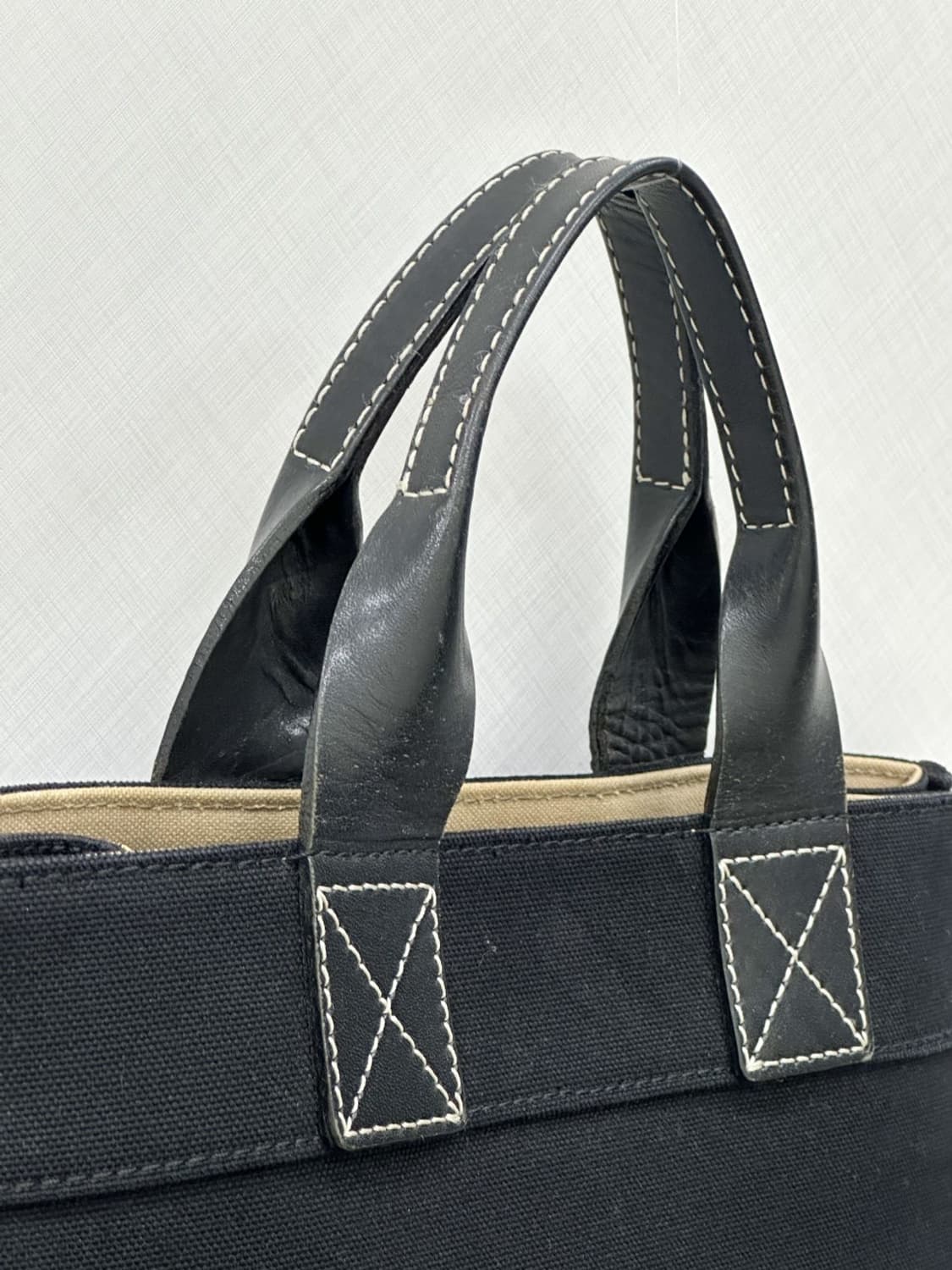 burberry / 버버리 블랙 패브릭 토트백  상품이미지4