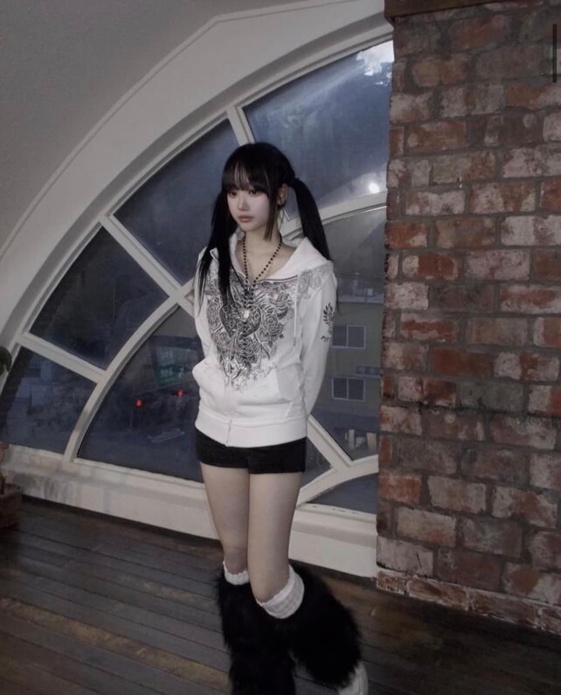 Kyoiii Vintage artwork hood 쿄이 빈티지 후드집업 상품이미지2