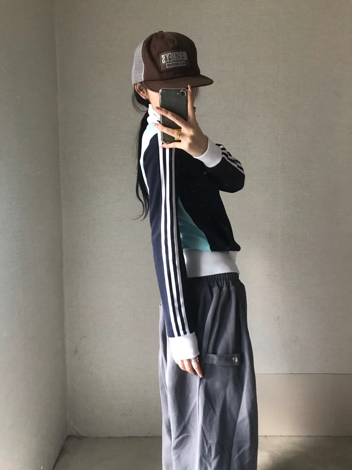 아디다스 네이비 연하늘 베켄바우어 져지 상품이미지3
