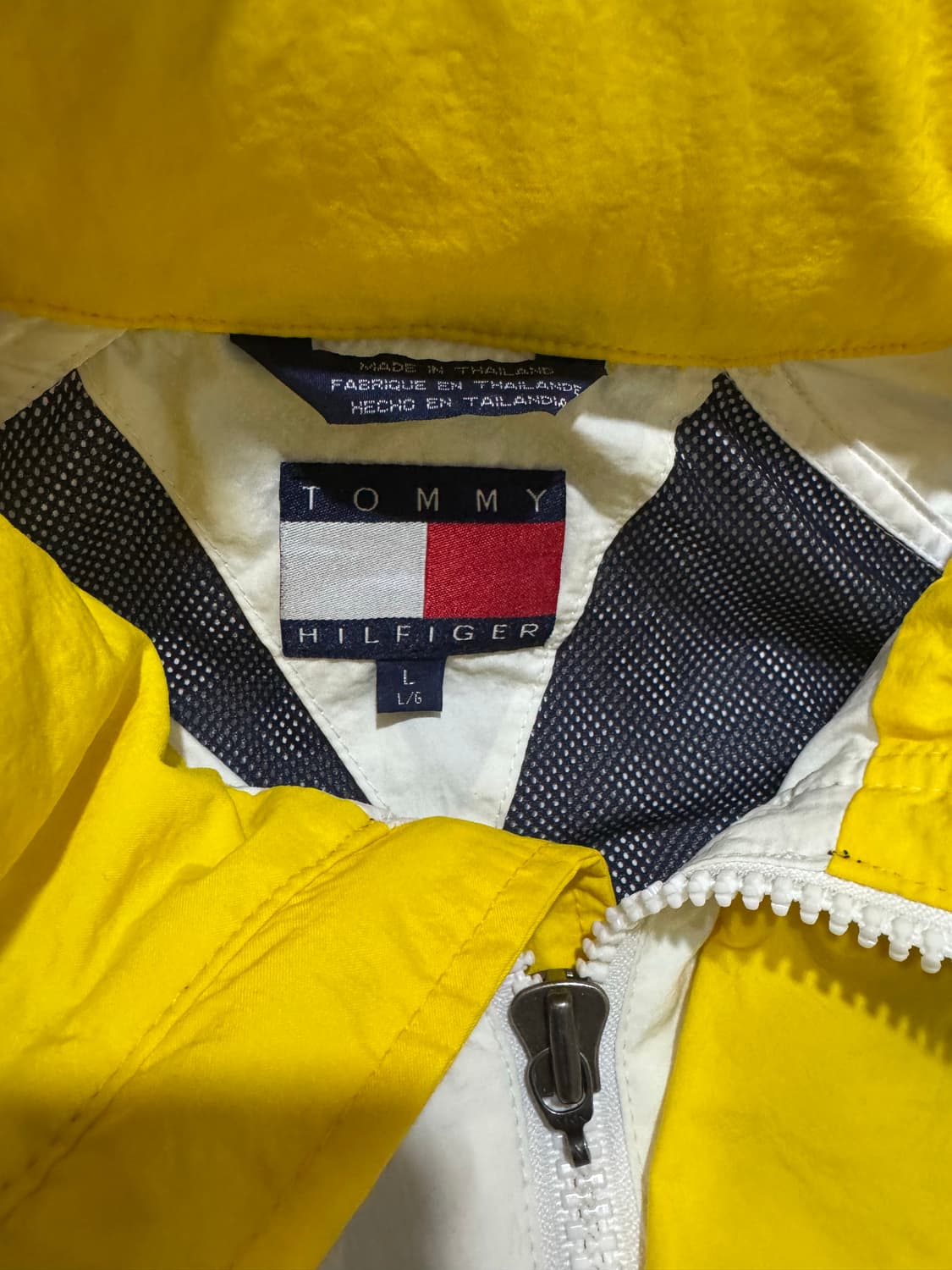 90’s 타미 힐피거 스펠아웃 우븐 자켓 상품이미지5