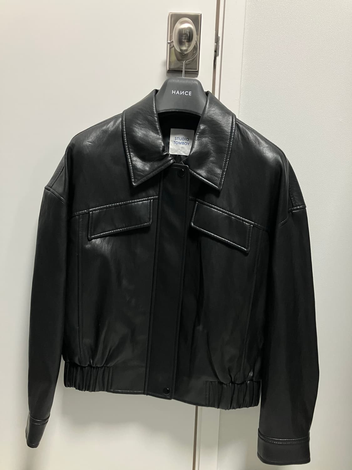 스튜디오 톰보이 레더 블루종 상품이미지1