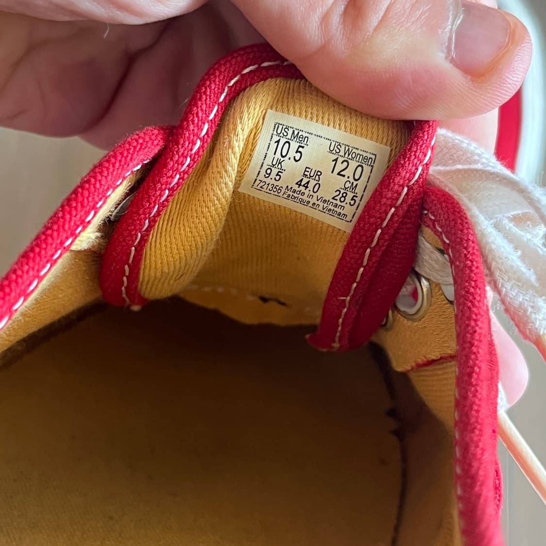 반스 볼트 어센틱 레드 285 상품이미지3